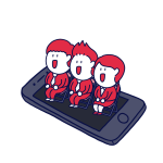 合説に参加する学生たち