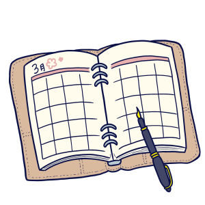 スケジュール帳