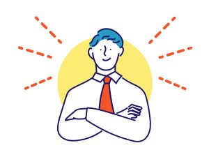 自信満々な就活生