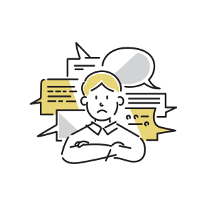 情報量に悩む体育会系の就活生