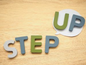 STEPUPのアルファベット